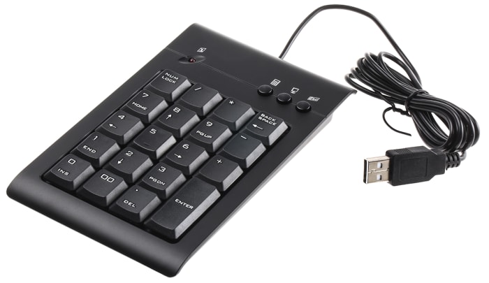 RS PRO Kablolu USB Nümerik Klavye