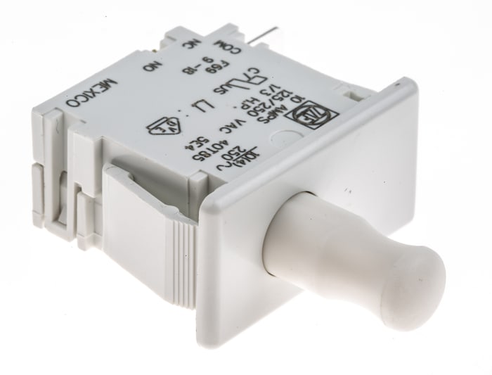 ZF Plunger Micro Switch, Solder Terminal, 10 A, SPDT