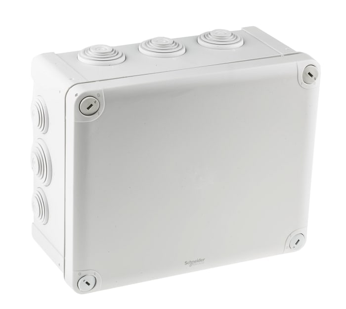 Caja de conexiones Schneider Electric ENN05013, 12, Polipropileno, Gris, 175mm, 100mm, 225mm, 175 x 100 x 225mm, IP55