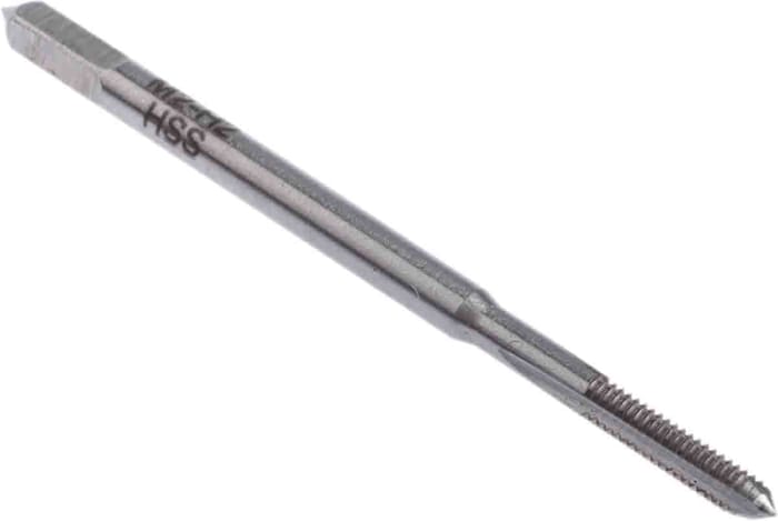 RS PRO Threading Tap, M2 Thread, 0.4mm Pitch, Metric Standard, Hand Tap