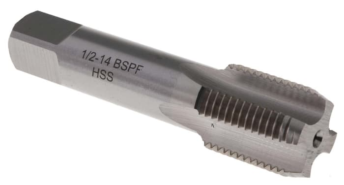RS PRO Tap Set, 1/2 BSP Thread, BSPF Standard, Hand Tap