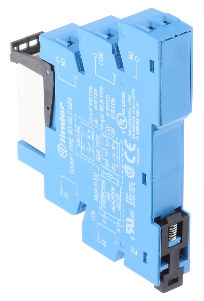 38.52.7.012.0050 Finder Finder DIN Rail Mount Interface Relay, 12V dc
