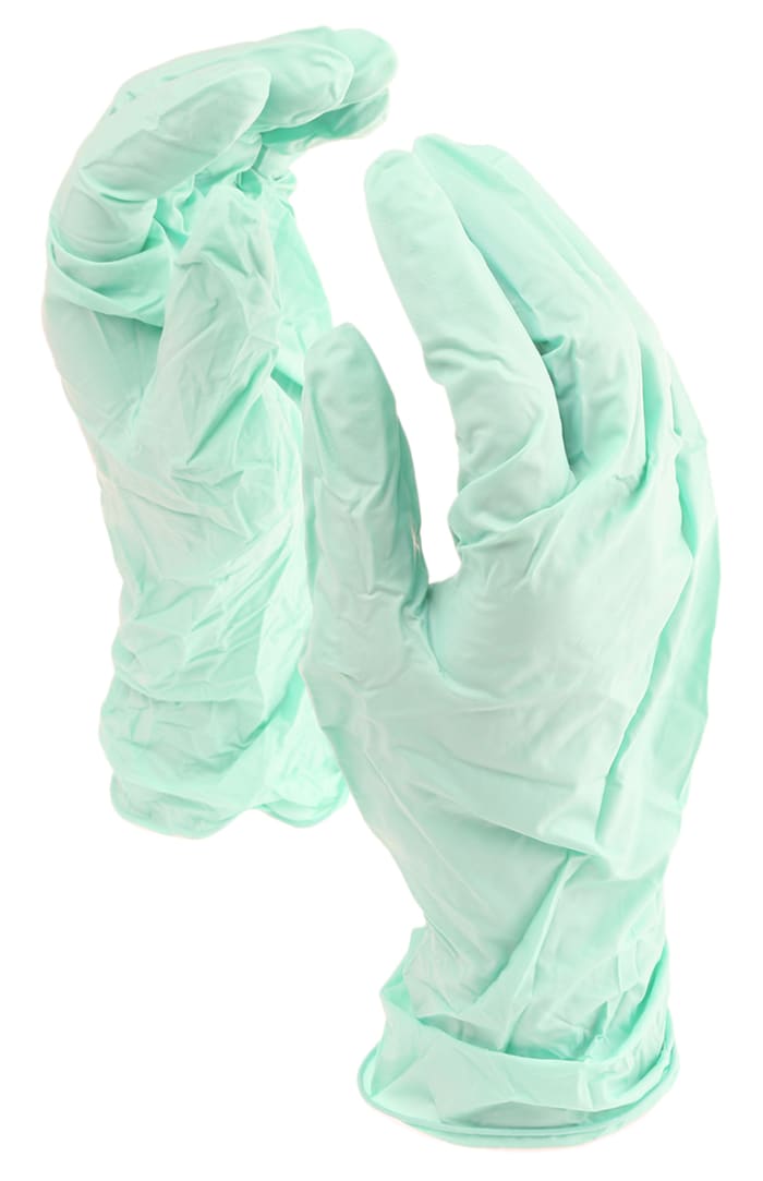 Ansell MICROFLEX® NeoTouch™ 25-201 Green Powder-Free Neoprene Disposable Gloves, Size 9.5-10, XL, 100 per Pack