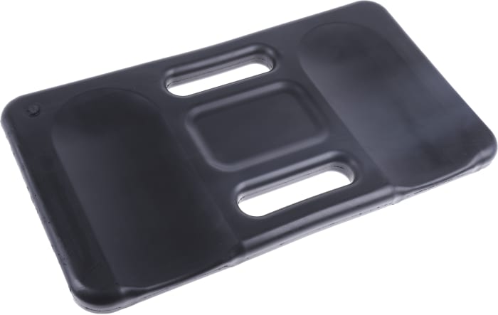 RS PRO Black Polyurethane Kneeling Pad Resistant to Tear, Water - 24 x 44 x 3cm