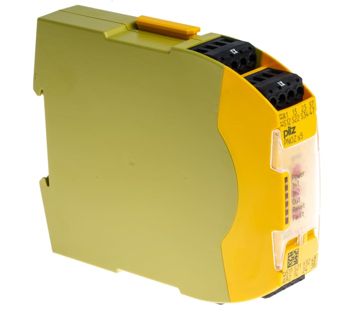 Relais de sécurité Pilz PNOZ s5, 24V c.c., 2 canaux, 2 contacts de sécurité