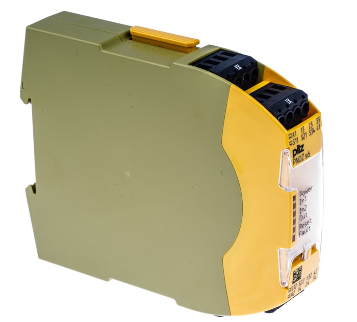 Pilz PNOZsigma PNOZ s6 Two Hand Control Safety Relay, 24V dc, Dual-Channel, 3 Safety Contacts