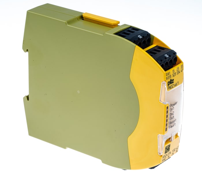 Pilz PNOZsigma PNOZ s6.1 Two Hand Control Safety Relay, 24V dc, Dual-Channel, 3 Safety Contacts