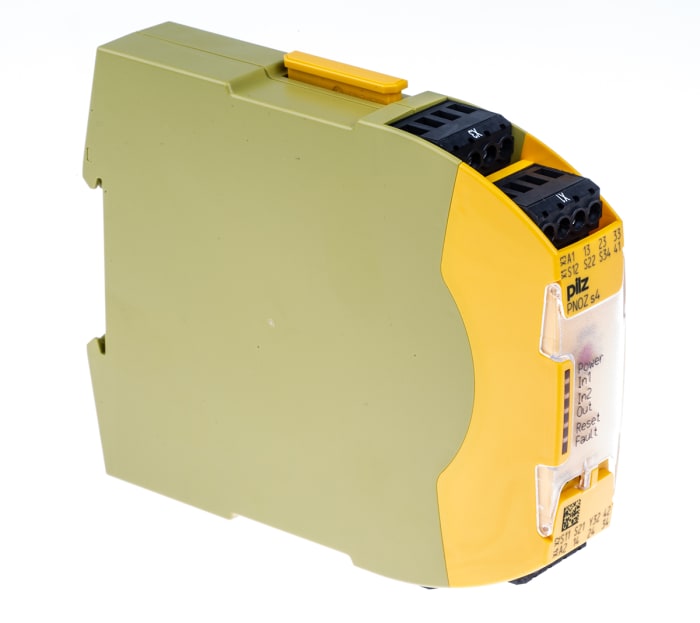 Pilz PNOZsigma PNOZ s4 Emergency Stop Safety Relay, 48 → 240V ac/dc, Dual-Channel, 3 Safety Contacts