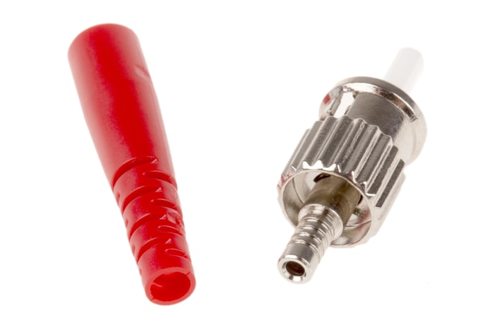 RS PRO, ST, PC Multimode Simplex Fibre Optic Connector 127μm Fibre Size, 0.3dB Insertion Loss