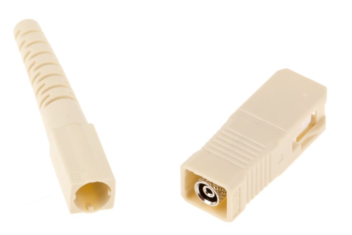RS PRO, SC, PC Multimode Simplex Fibre Optic Connector 127μm Fibre Size, 0.3dB Insertion Loss
