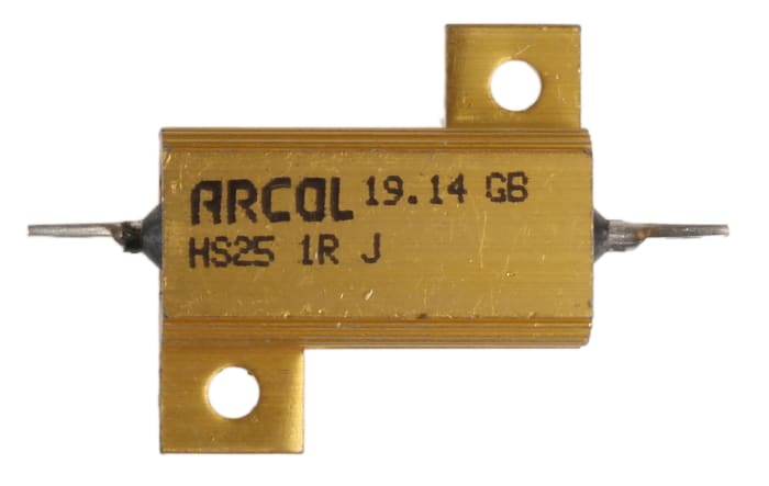 HS25 1R J Arcol | Arcol HS25 Wattlı Direnç 1Ω ±5% (Tel Sargılı) , 25W ...