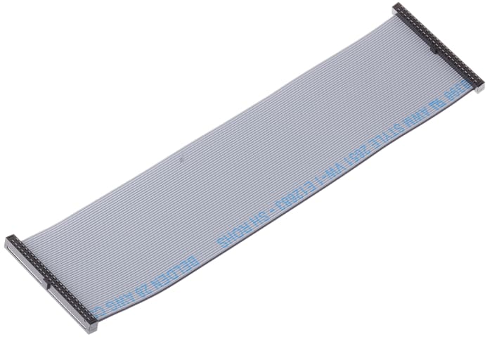 Samtec TCSD Series Flat IDC Socket Cable Assembly, 2x25-Way, 2mm Pitch, 200mm Length, Tiger Eye IDC to Tiger Eye IDC