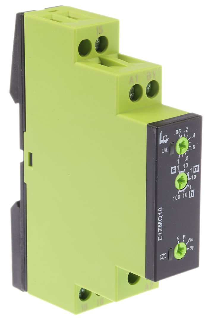 E1ZMQ10 24240V AC/DC Tele Tele E1ZMQ10 Series DIN Rail Mount Timer