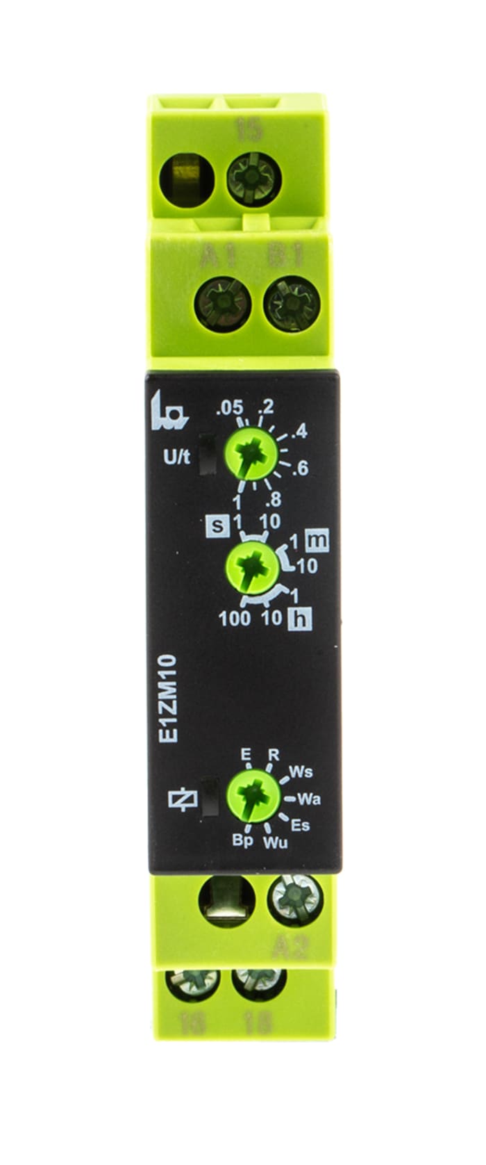 Tele E1ZM10 Series DIN Rail Mount Timer Relay, 12 → 240V ac/dc, 1-Contact, 0.05 s → 100h, SPDT