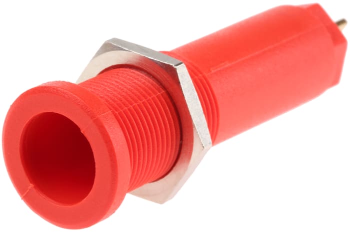Fiche banane femelle 4 mm Staubli Rouge Femelle 10A 1000V