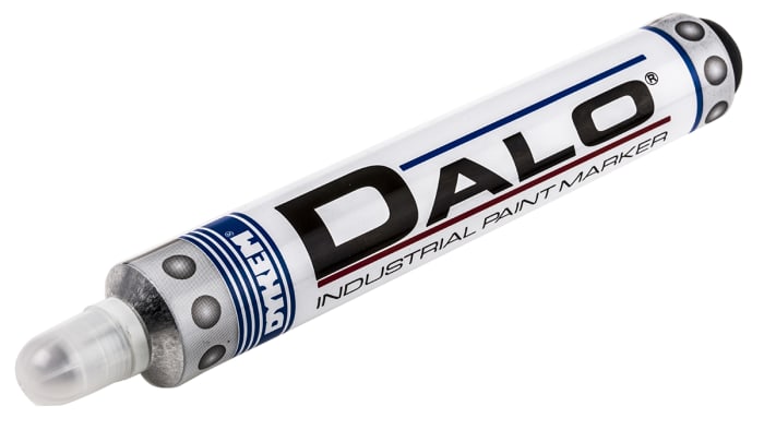 Dykem White Medium Tip Paint Marker Pen for use with Various Materials