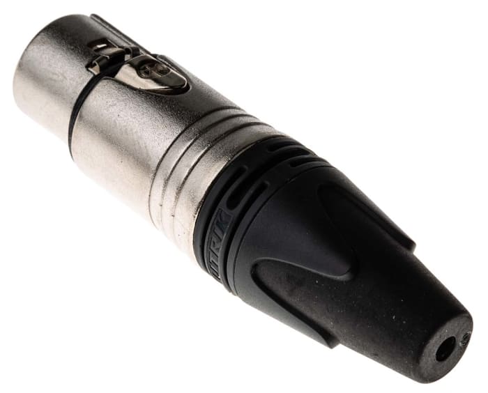 Neutrik Cable Mount XLR Connectors, Female, 50 V, 3 Way, Silver over Nickel Plating