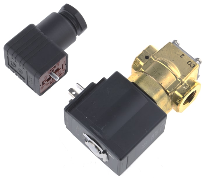 SMC Solenoid Valve VX3224-02F-5D1, 3 port(s) , Common, 24 V dc, 1/4in