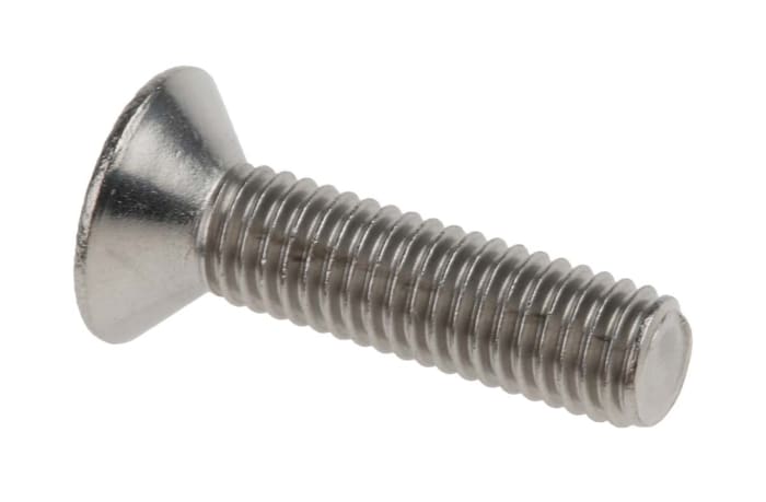 Vis 6 pans à tête fraisée hexagonale, M5 x 20mm, en Acier Inoxydable