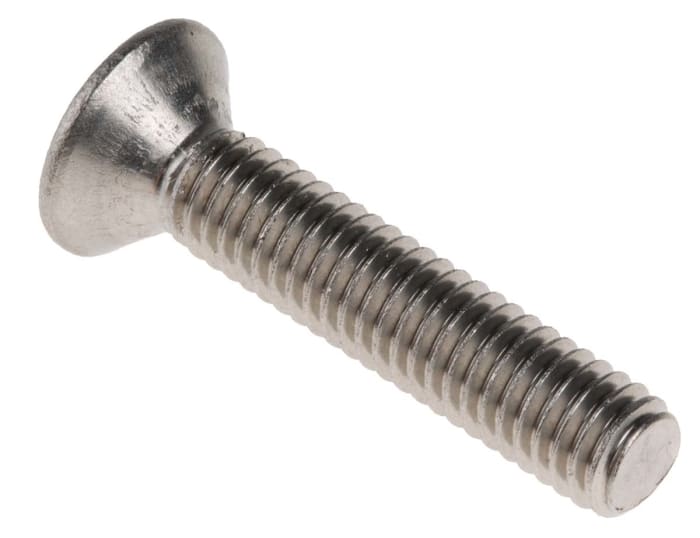 Alyan (Allen) Havşa Başlı İmbus Civata, Paslanmaz Çelik, Diş Tipi: M6 x 30mm