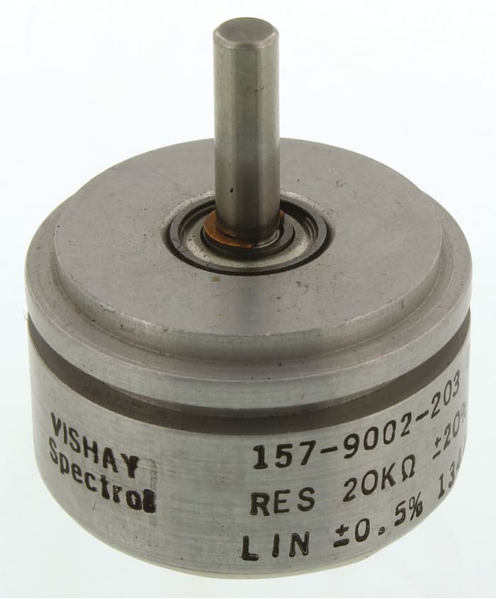 Vishay 157 20kΩ Rotary Potentiometer 1-Gang Servo Mount, 157S203MB9002
