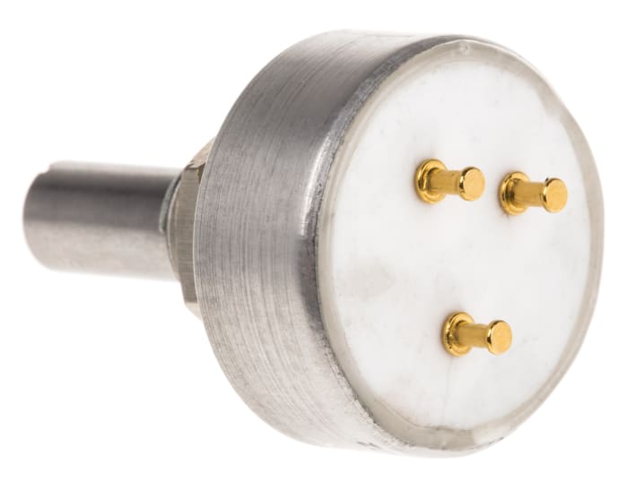 Vishay 157 20kΩ Rotary Potentiometer 1-Gang Panel Mount, 157B203MX9001