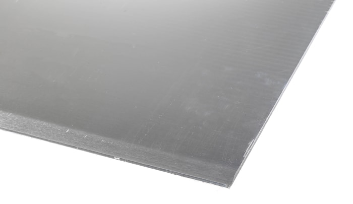 RS PRO Aluminium Metal Sheet 300mm x 500mm, 3mm Thick