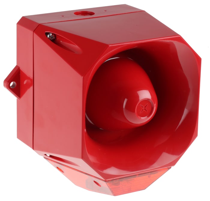 Eaton Series Red Sounder Beacon, 230 V ac, IP66, Wall Mount, 110dB at 1 Metre