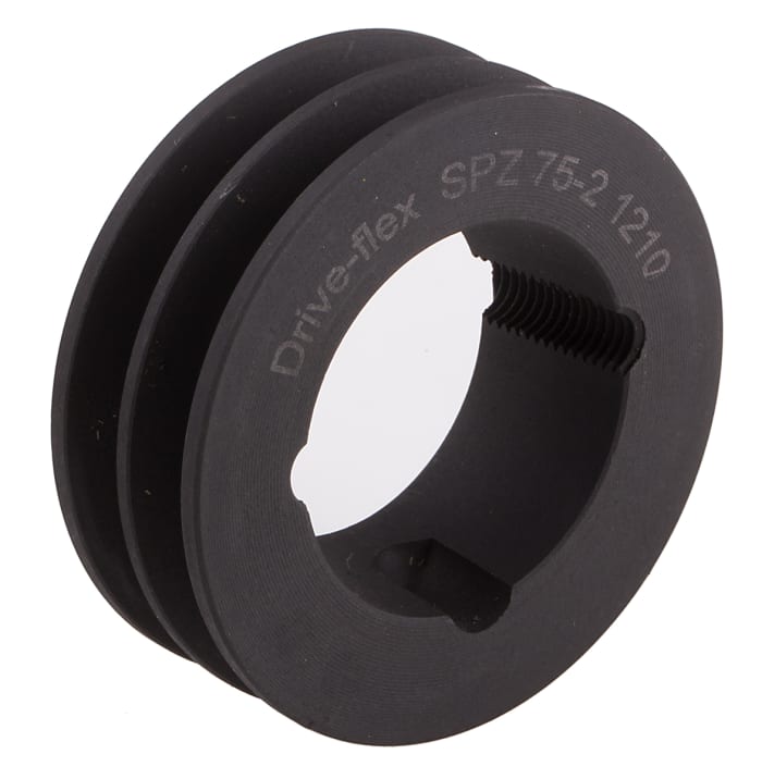 RS PRO Pulley Steel, Cast Iron 3 Tooth