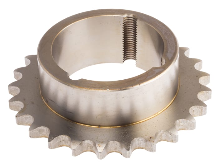 RS PRO 25 Tooth Taper Bush Sprocket 12B-1 Chain Type