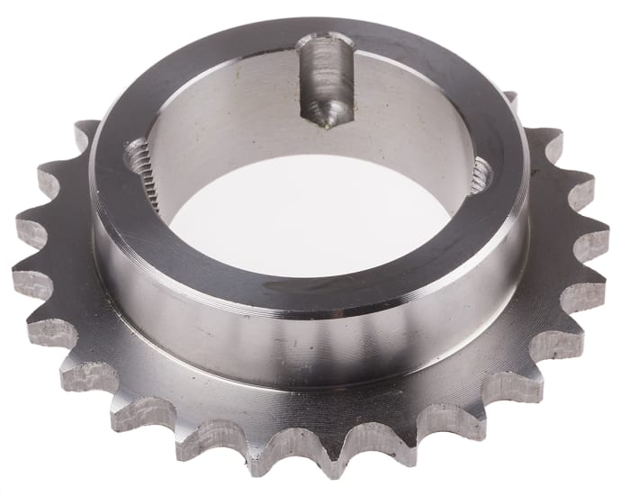 RS PRO 25 Tooth Taper Bush Sprocket 08B-1 Chain Type