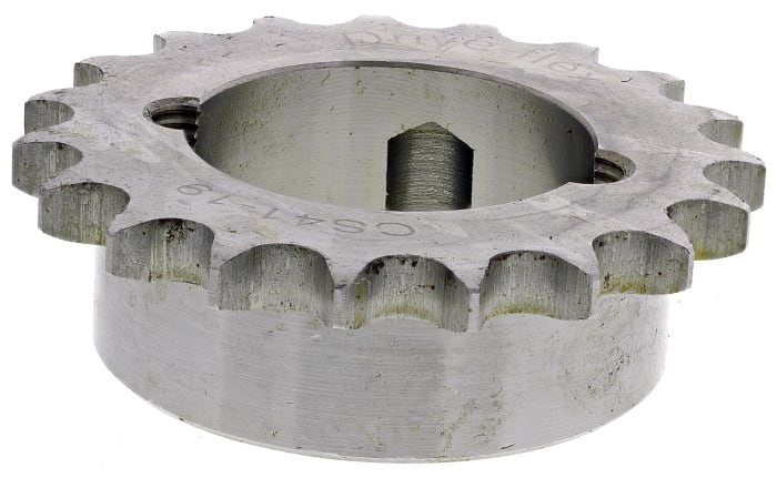 RS PRO 19 Tooth Taper Bush Sprocket 08B-1 Chain Type