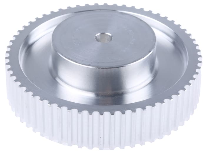 Řemenice rozvodového řemenu, Hliník 60 zubů rozteč 5mm, vývrt: 8mm pro pás o šířce 15mm