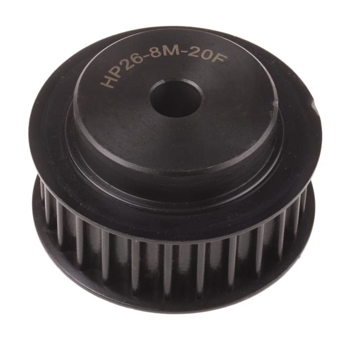 Řemenice rozvodového řemenu, Ocel 26 zubů rozteč 8mm, vývrt: 12mm pro pás o šířce 20mm