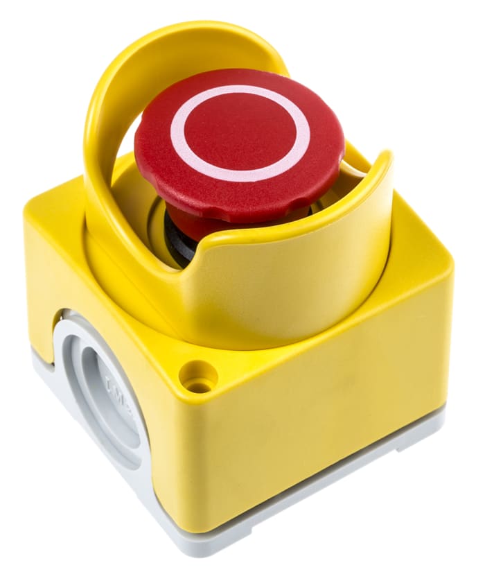 ABB 1SFA Series Pull Release Emergency Stop Push Button, Surface Mount, 2NC, IP66, IP67, IP69K