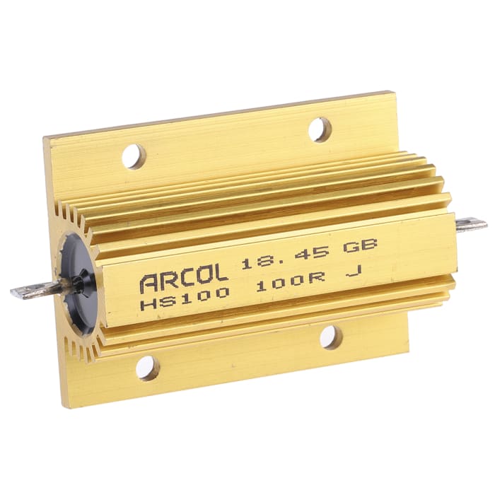 Résistance à montage sur châssis Bobinée, 100Ω 100W ±5%