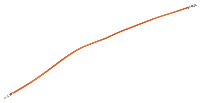 Molex MicroClasp to MicroClasp Crimped Wire, 150mm, 0.25mm², Orange