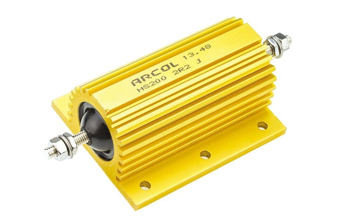 Résistance à montage sur châssis Bobinée, 2.2Ω 200W ±5%