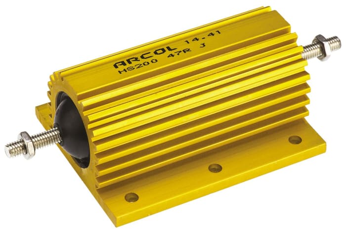 Arcol, 47Ω 200W Wire Wound Chassis Mount Resistor HS200 47R J ±5%
