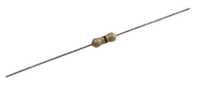 TE Connectivity 0Ω Metal Film Metal Film Fixed Resistor 0.25W ZR0207