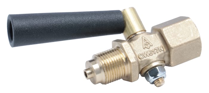 RS PRO Pressure Gauge Cock 3/8 in G Female 3/8 in G Male