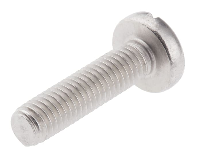  Vis à tête Cylindrique  fendue, Acier inoxydable, M5, 20.0mm