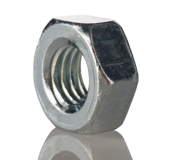 RS PRO Stainless Steel, Hex Nut, M8