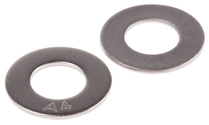 A4 316 Stainless Steel Plain Washers, M8, BS 4320