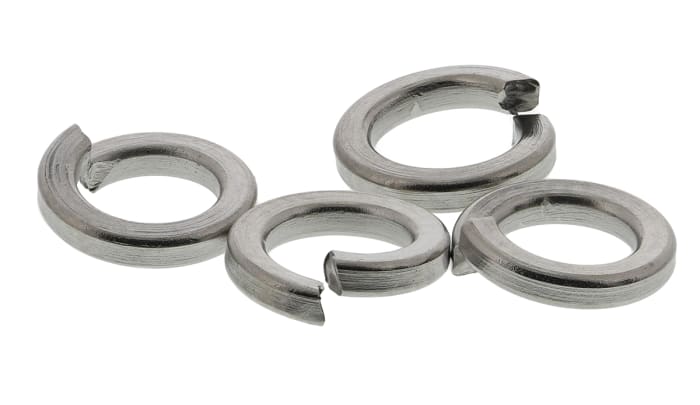 Rondelles RS PRO pour vis M4, Acier inoxydable A4 316