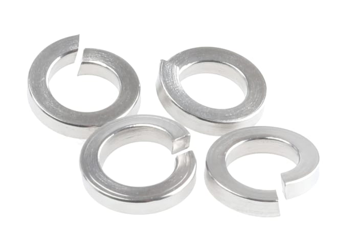 RS PRO, A4 316 Stainless Steel Plain Washers, M6, DIN 125A