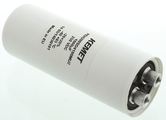 Condensateur KEMET série PEH200, Aluminium électrolytique 1000μF, 250V c.c.