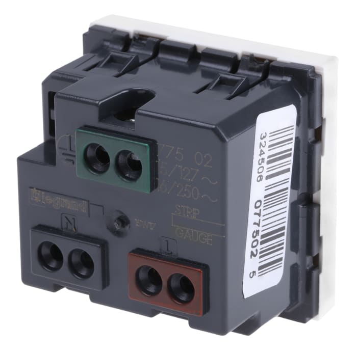 0 775 02 Legrand Legrand White 1 Gang Plug Socket 15A NEMA 5 15R