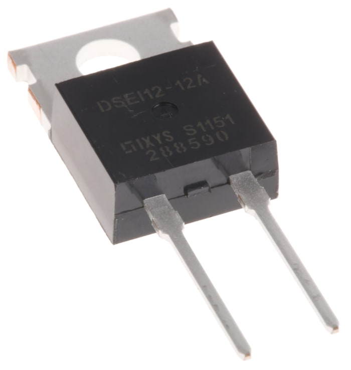 IXYS 1200V 11A, Rectifier Diode, 2-Pin TO-220AC DSEI12-12A
