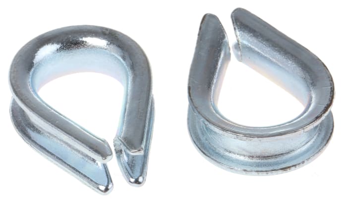 Cosses-Coeur en Acier, pour câble diamètre 3mm